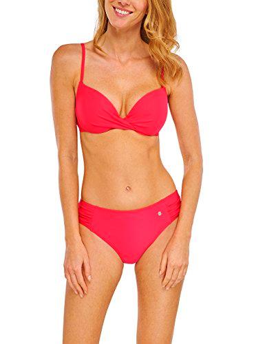 Schiesser Bügel-Bikini/Tai, Rojo (Fuchsia 508), 36C para Mujer