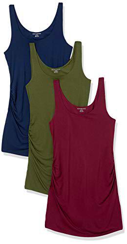 Amazon Essentials Maternity 3-Pack Rouched Tank Top Camiseta