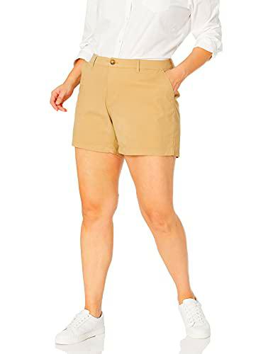 Amazon Essentials Pantalón Corto Chino de Entrepierna de 12,7 cm