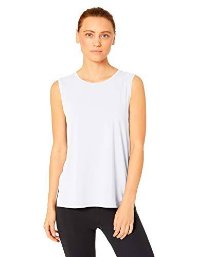 Core 10 Soft Cotton Blend Full Coverage Yoga Sleeveless Tank Top-and-Cami-Shirts