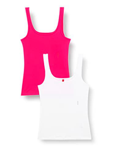 HUGO Chaleco Doble Top, Open Pink690, S para Mujer
