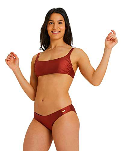 ARENA Women's Bikini Bralette Solid Dos Piezas, Mujer