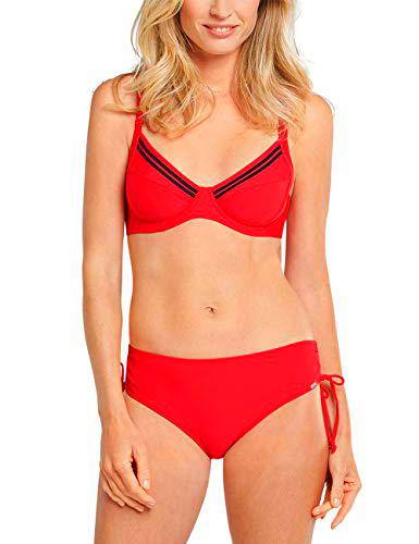 Schiesser Bügel Bikini Set Shape Juego, Rojo, 105D para Mujer