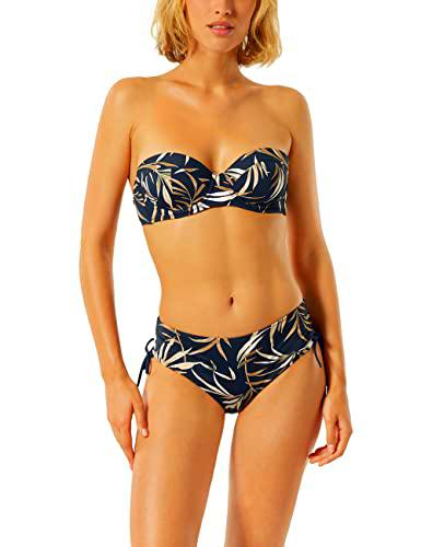 Schiesser Bandeau Bikini Set Juego, Mehrfarbig 2, 42 para Mujer