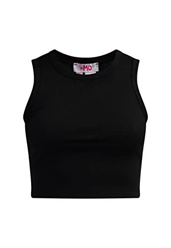 threezy Camiseta sin Mangas, Negro, XS/S para Mujer