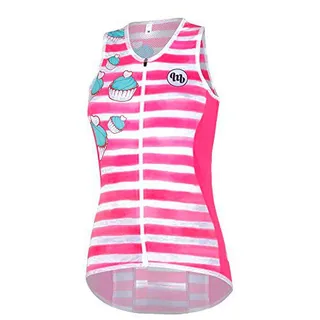 MB WEAR Tank Top Woman Pastry L Camiseta, Mujer, Multicolor, Estandar