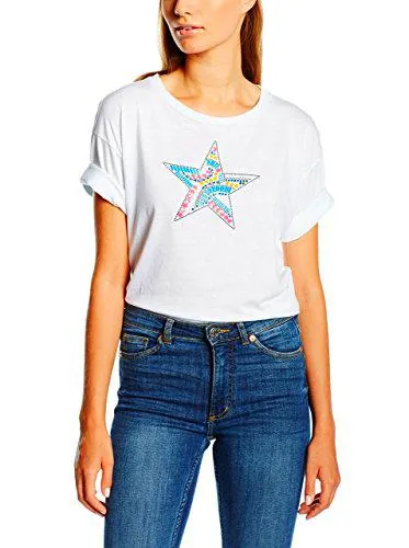 Converse Top J Crop MC Logo LD Trib Blanco ES 38 (IT 42) de Converse