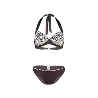Fashy Conjunto de Bikini para Mujer, Color marrón, estándar, marrón