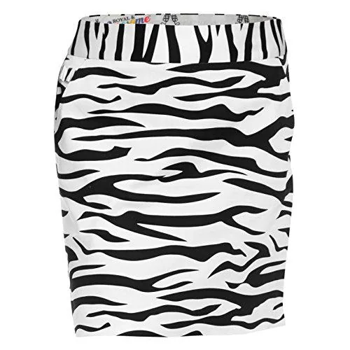Royal & Awesome Rock Zebra To Ze Bar-Falda para Mujer pantalón de Golf