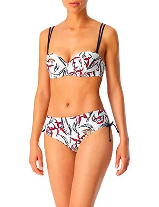 Schiesser Conjunto de Bikini Bandeau para Mujer, Multicolor 1