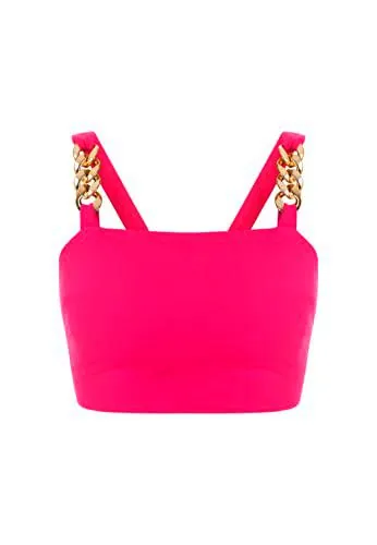 faina Top Camiseta, Rosa, L para Mujer