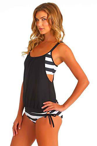 Angelsin Trfntg102283 Bikini, Multicolor, L para Mujer