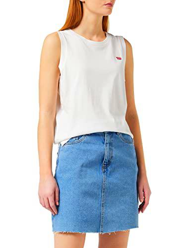 Levi's Dara Tank White + Camiseta, Color Blanco, L Womens