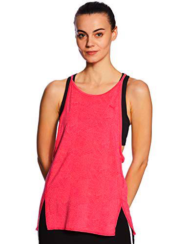 PUMA Top Dancer Burnout para Mujer, Mujer, Color Knockout Pink Heather-Stripe