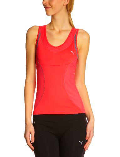 PUMA Tank - Camiseta para Mujer, tamaño M, Color Teaberry Red