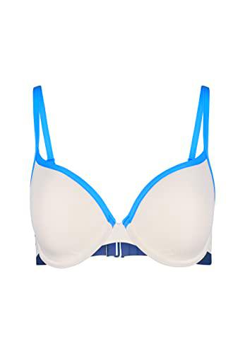 Skiny Damen Bikini Schalen BH Color Block, Coconutmilk Colorblock