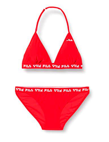Fila Silvi Triangle Bikini, Color Rojo, M para Mujer