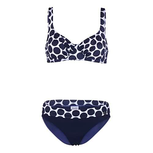 Fashy Conjunto de Bikini para Mujer, Color Azul Marino, Marine