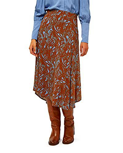 Peppercorn Jasmina Skirt, Falda para Mujer, Multicolor (5073P MONK'S ROBE PR), S