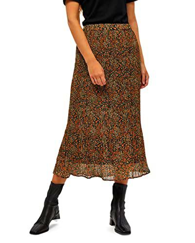 Minus Gia Long Skirt, Falda larga para Mujer, Multicolor (9174 Flower field print), 44