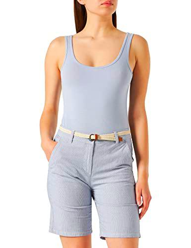 Tom Tailor 1031285 Bermudas Vaqueros Cortos, 12320-Pantalones de Rayas Finas