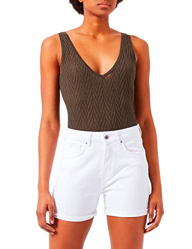 Pepe Jeans Mary Short Pantalones Cortos de Vestir, Blanco (Denim-TA2)