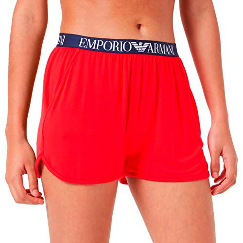 Emporio Armani Swimwear T-Shirt Beachwear Viscose Logoband Pantalones Cortos Casuales