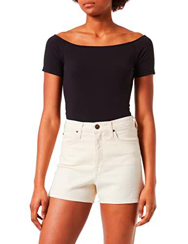 Lee Carol Short Pantalones Cortos, Crudo, 28W Regular para Mujer