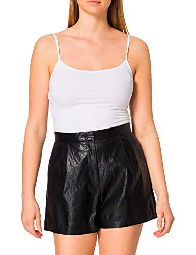 Pinko Puro 1 Pantalones Cortos Informales, Z99_Negro Limousine