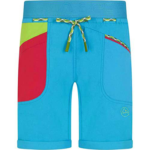 La Sportiva Pantalón Corto Marca Modelo Mantra Short W Topaz/Lime Green