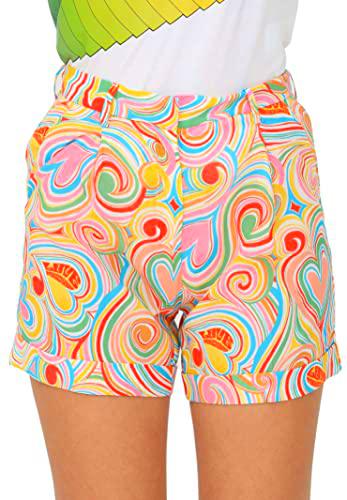 Love Moschino High Waist in Fluid Cupro-Cotton Pantalones Cortos Informales