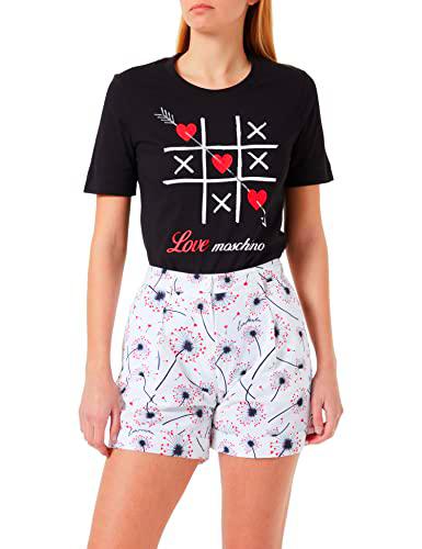 Love Moschino Shorts in Cotton-Nylon Canvas Pantalones Cortos Informales