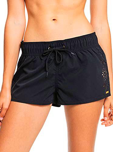 Roxy Under The Moon 2", Bañador para hombre Mujer, ANTHRACITE, S