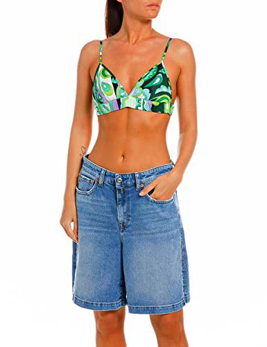 REPLAY W2308d Camisa Cami, 010 Multicolor, L para Mujer
