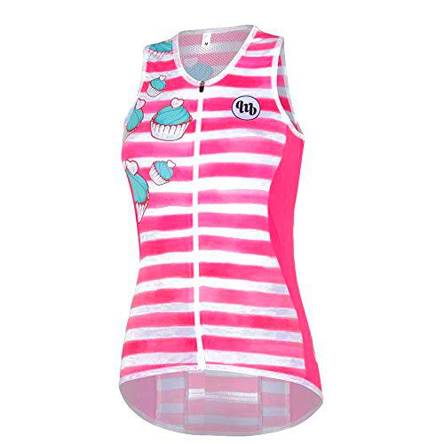 MB WEAR Tank Top Woman Pastry L Camiseta, Mujer, Multicolor, Estandar