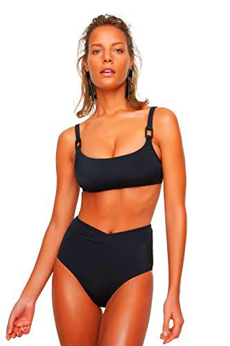 Trendyol V. Corte el Bikini de Cintura Alta Parte Inferior
