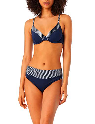 Schiesser Conjunto de Bikini para Mujer, Color Azul Oscuro