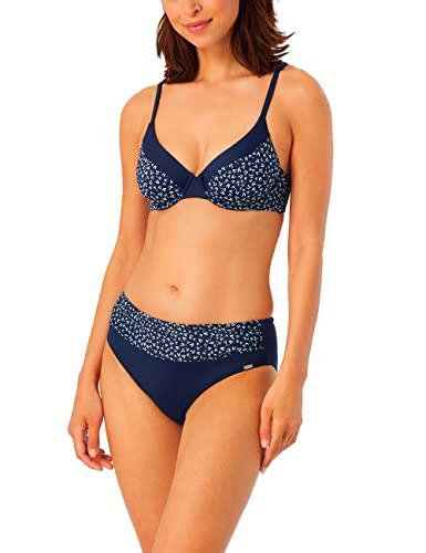 Schiesser Conjunto de Bikini para Mujer, Color Azul Oscuro