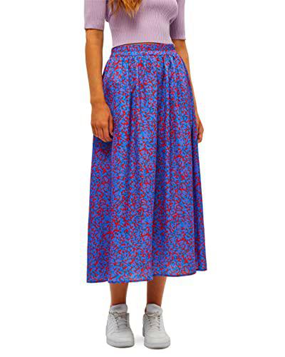 Desires Jozetta Skirt, Falda para Mujer, Multicolor (7141 JACARANDA), XS