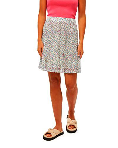 Minus Rikka Short Skirt, Falda corta para Mujer, Multicolor (9409 Frosted mint flower print), 36