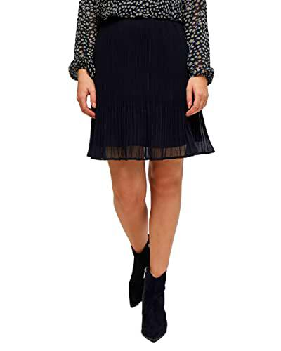 Minus Rikka Short Skirt Falda Corta, Negro (Negro 100)