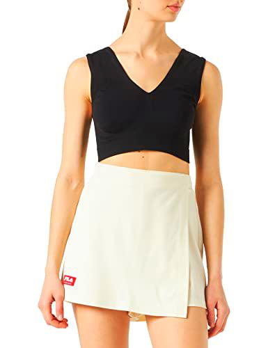 Fila Tulsa High Waist Skirt Shorts Falda de Tenis, Sweet Corn