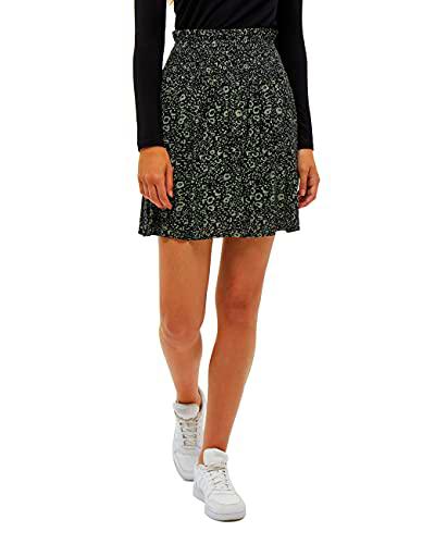 Desires Georgia Skirt, Falda para Mujer, Multicolor (9000P BLACK PR), XXL