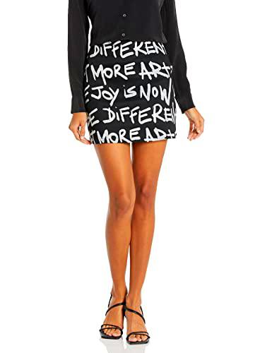 Desigual Fal_Lea, 2000, Color Negro Falda, L para Mujer