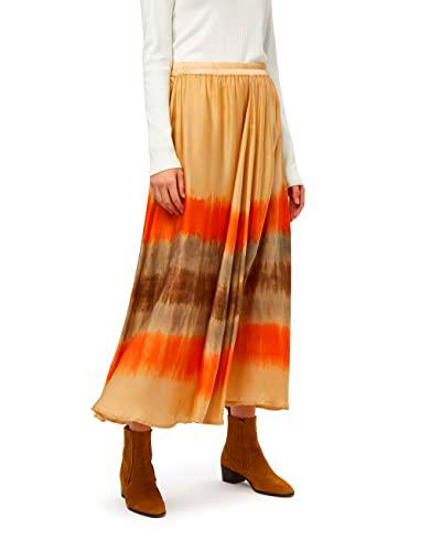 Peppercorn Diona Skirt Falda, Multicolor (Peach Caramel Print)