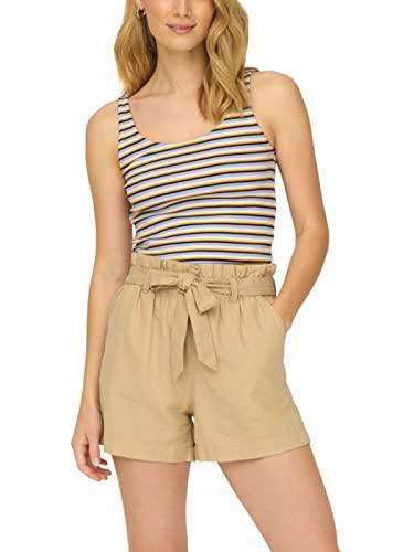 Only Onlnessa-Camiseta de Manga Corta para Mujer (Talla S/L) Top