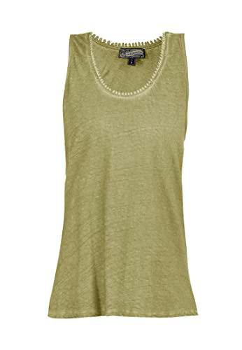 DreiMaster Vintage Top, Color Verde Militar, S para Mujer