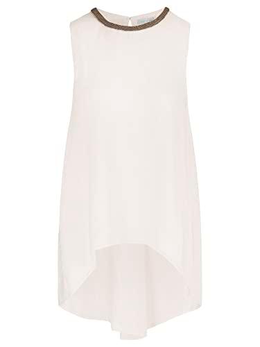 Mint &amp; Mia Web Top Tops (Punto), Leche, 40 para Mujer