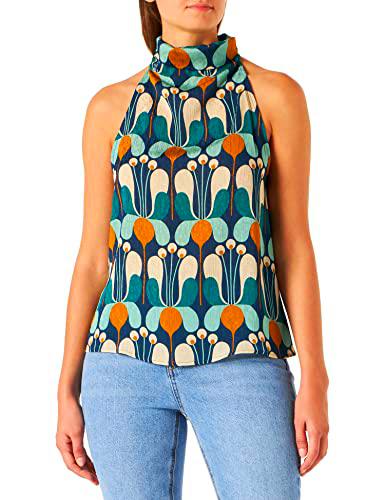 Pinko Therese Top Jacquard Fluido St Camisa Cami, Es4_Multi