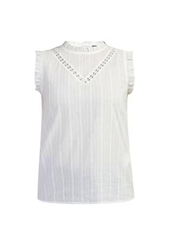 SANIKA Blusa, Color Blanco, S para Mujer